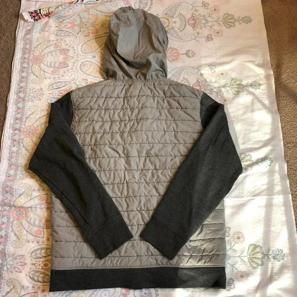 Reebok Unisex Adult Quilted Hoodie Jacket Size M - Picture 2 of 5